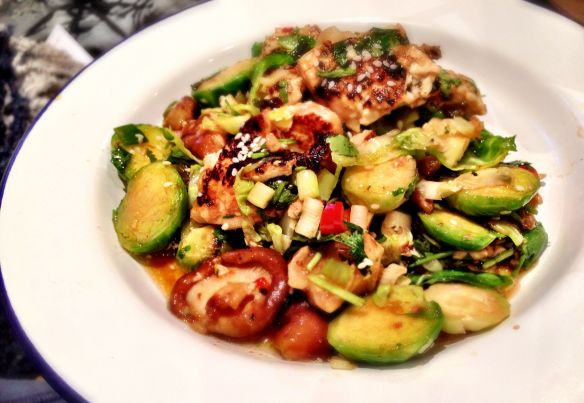 Brussel Sprouts with Tofu