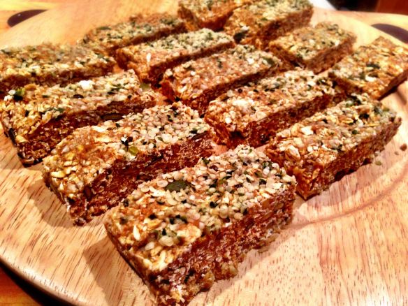 Raw Hemp and Granola Bars
