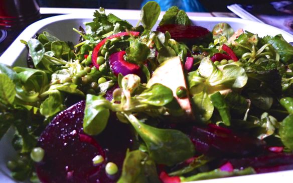 Beetroot, Pea and Avocado Salad