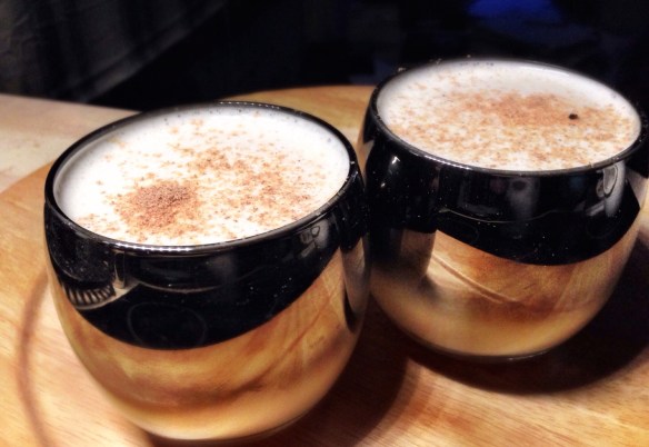 Bourbon and Spiced Rum Eggnog