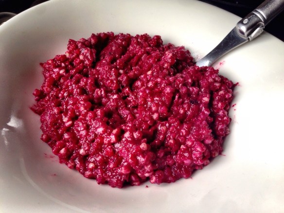 Beetroot Buckwheat Risotto